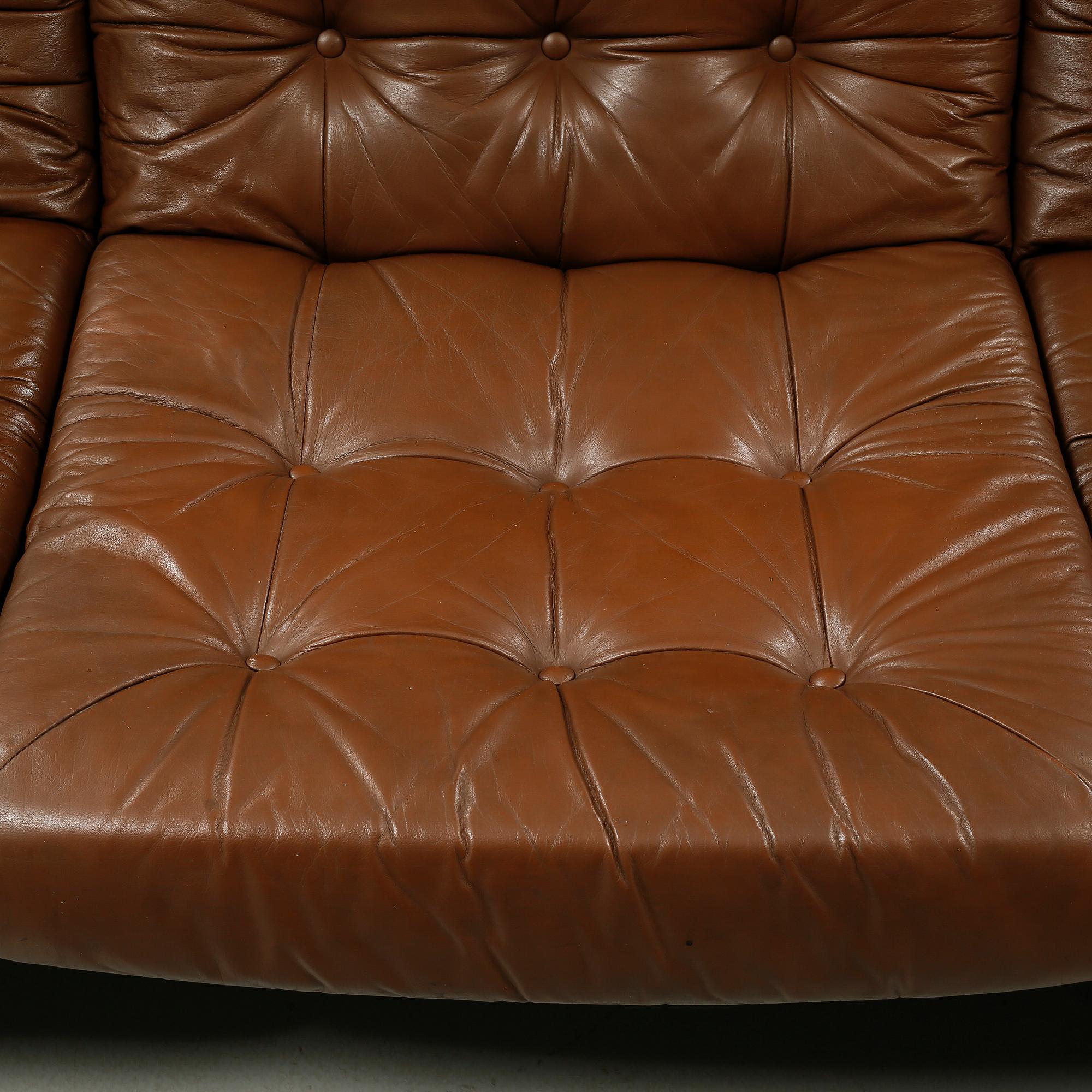 JOHN BERTIL HÄGGSTRÖM, soffa samt fåtölj, "Borkum", IKEA, 1970-tal.