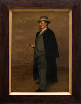 oil on canvas, signed and dated 98.