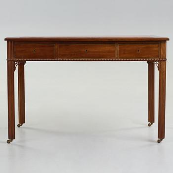 A late Gustavian late 18th century partners desk.