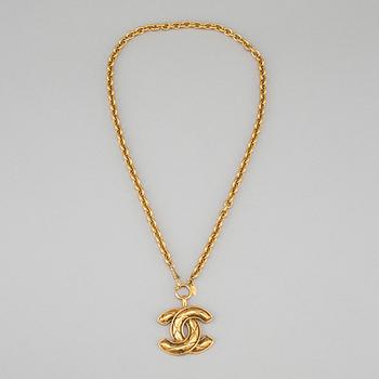 CHANEL, a metal necklace/belt.