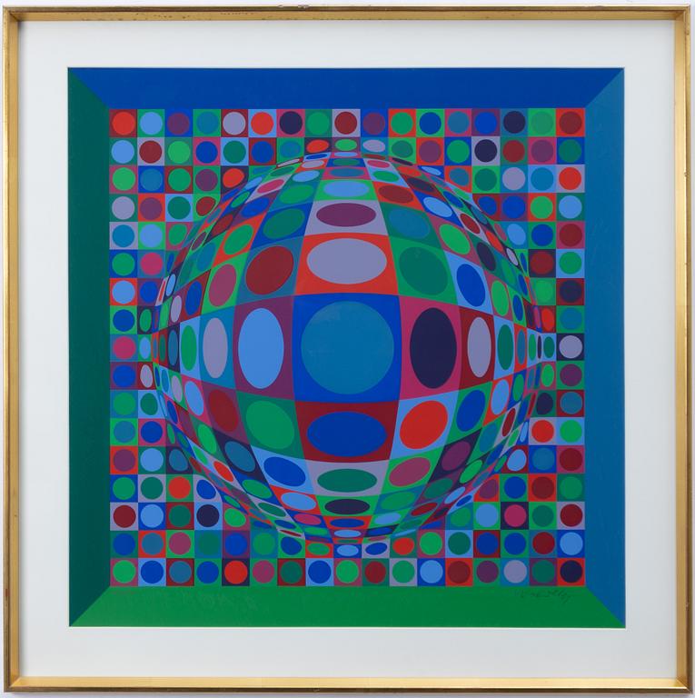 Victor Vasarely, Composition.