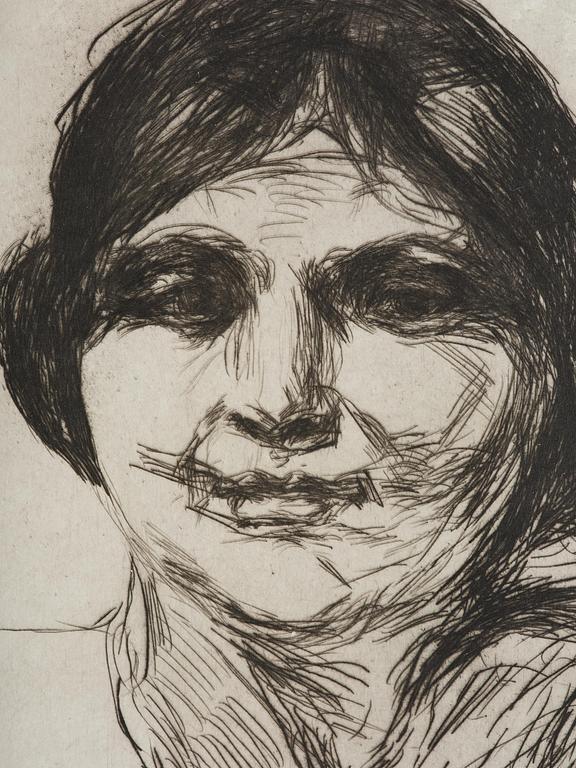 Edvard Munch, "Celline uten hatt" / "Celline Without Hat".