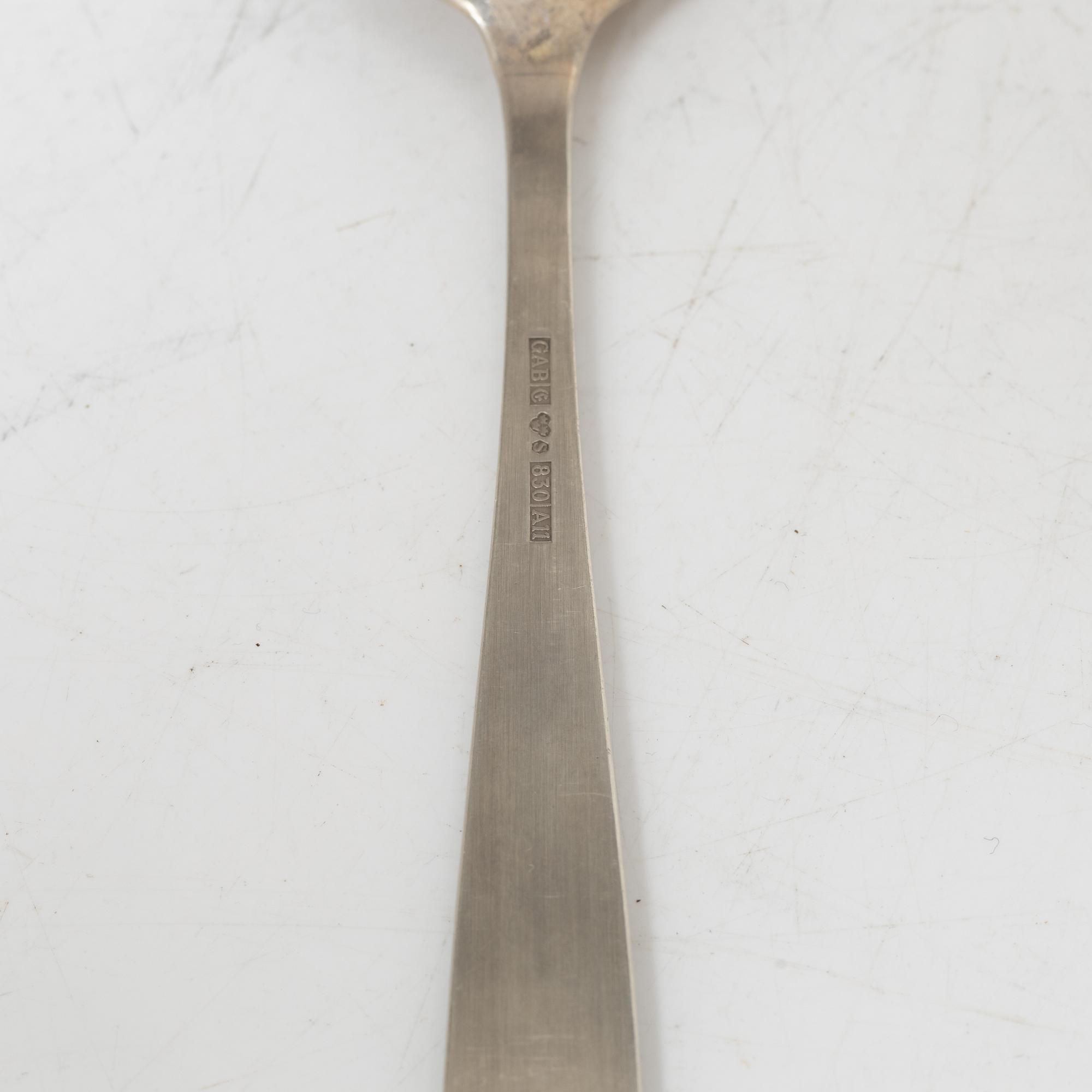 Jacob Ängman, bestickuppsättning, 42 delar, silver, "Rosenholm", GAB,