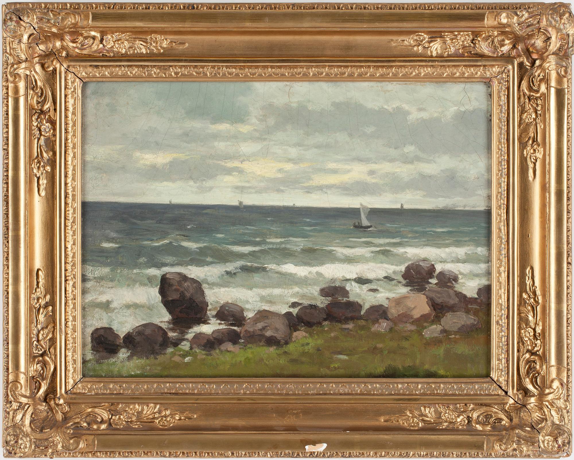 AUGUST JERNBERG, olja på duk.