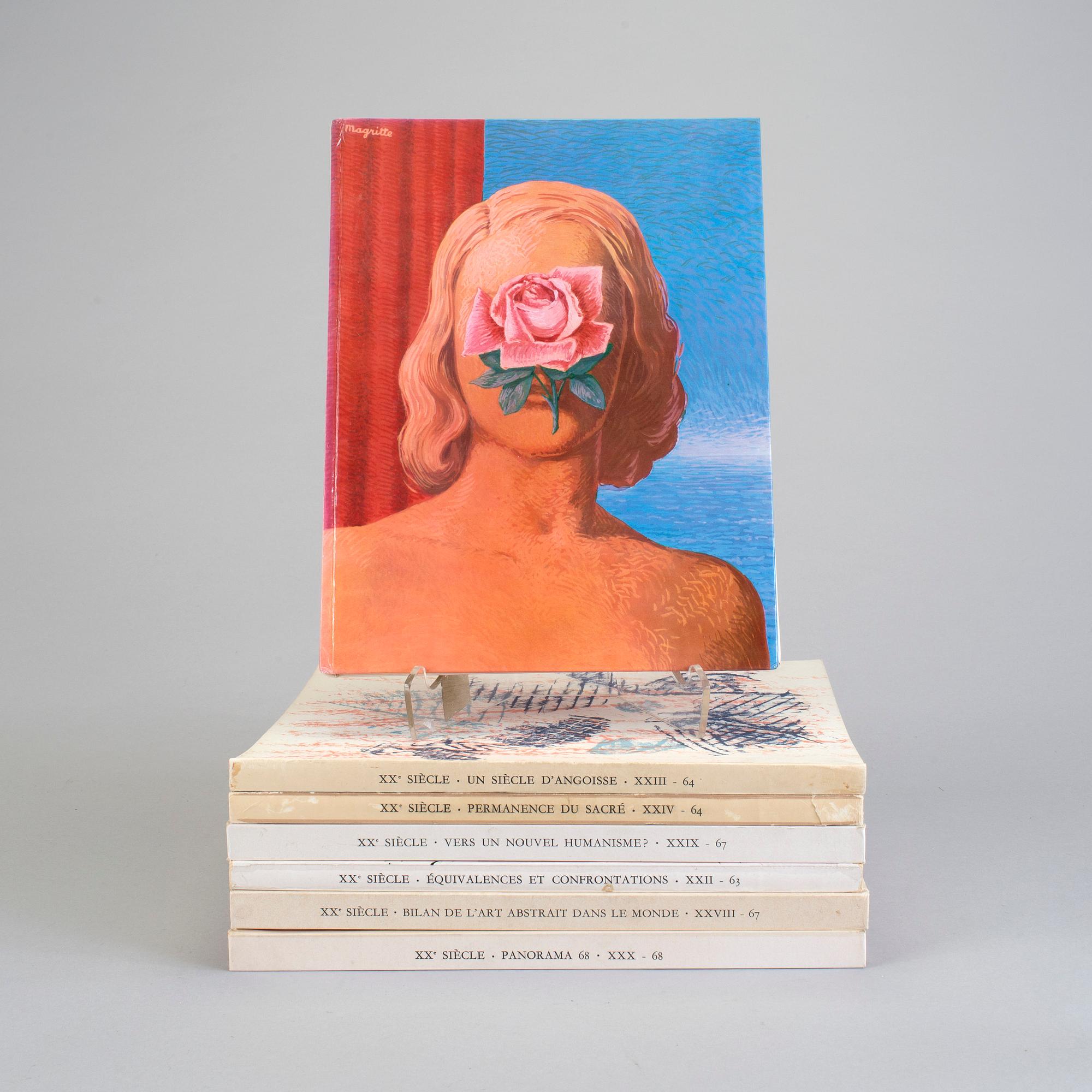 BOOK; XXe Siécle, 7 vol with litographs.