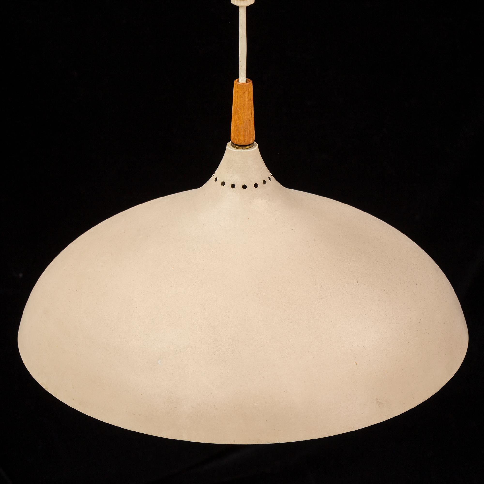 A Böhlmarks ceiling lamp, 1940/50s.
