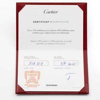 Cartier, ring platinum with round brilliant-cut diamonds.