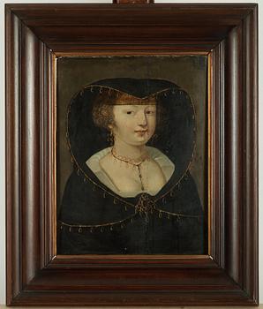 Unknown artist 17th Century. Lady in a black cape.
