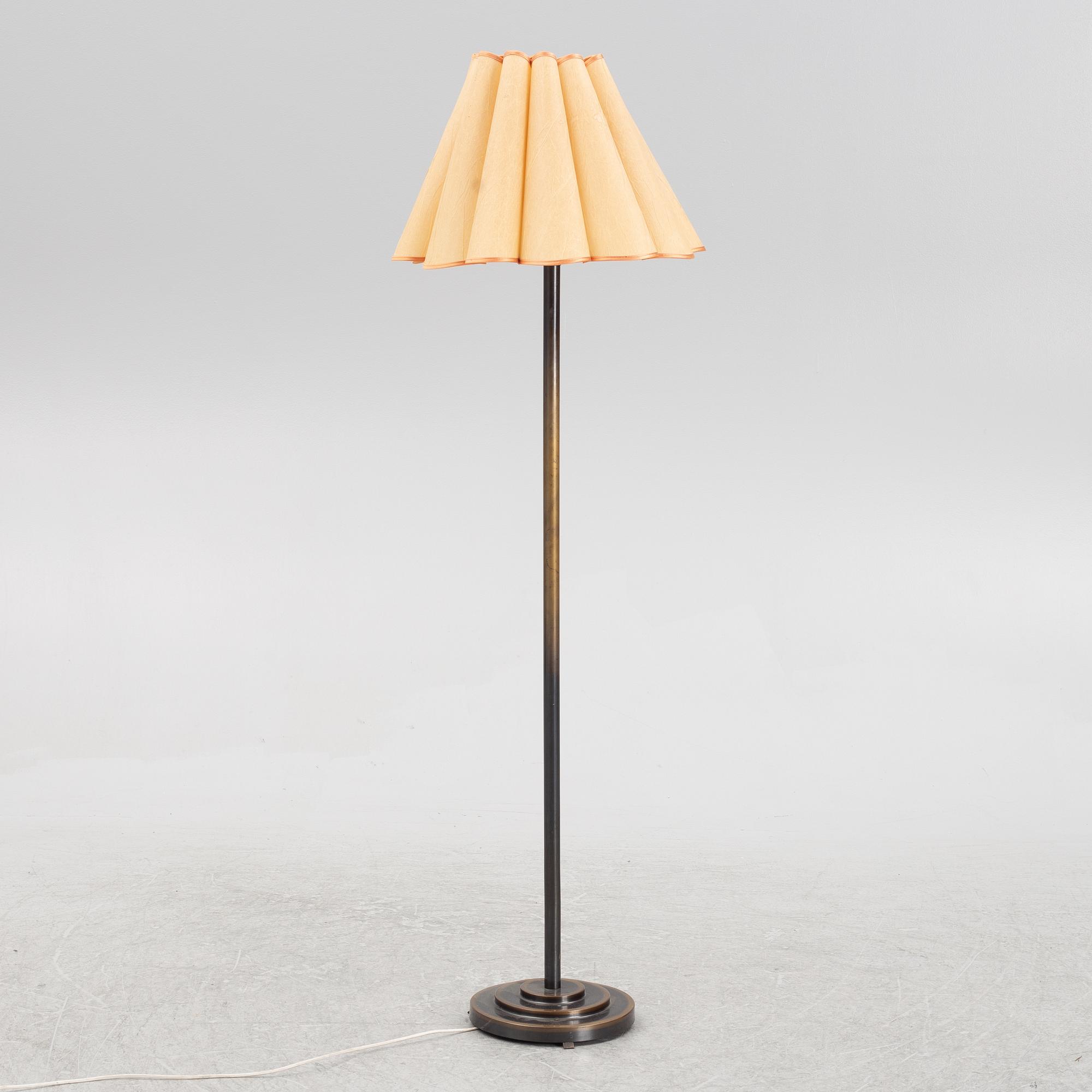Floor lamp, 1930s-40s.