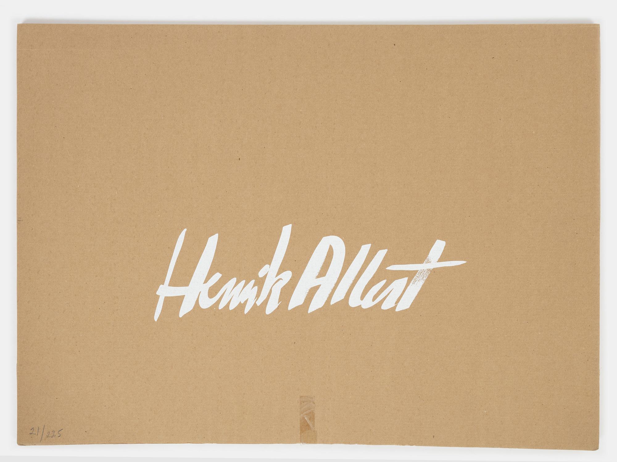 Portfolio with 17 prints, signed, and 3 portfolios with 5 lithographs in colour each. Total 30 prints.