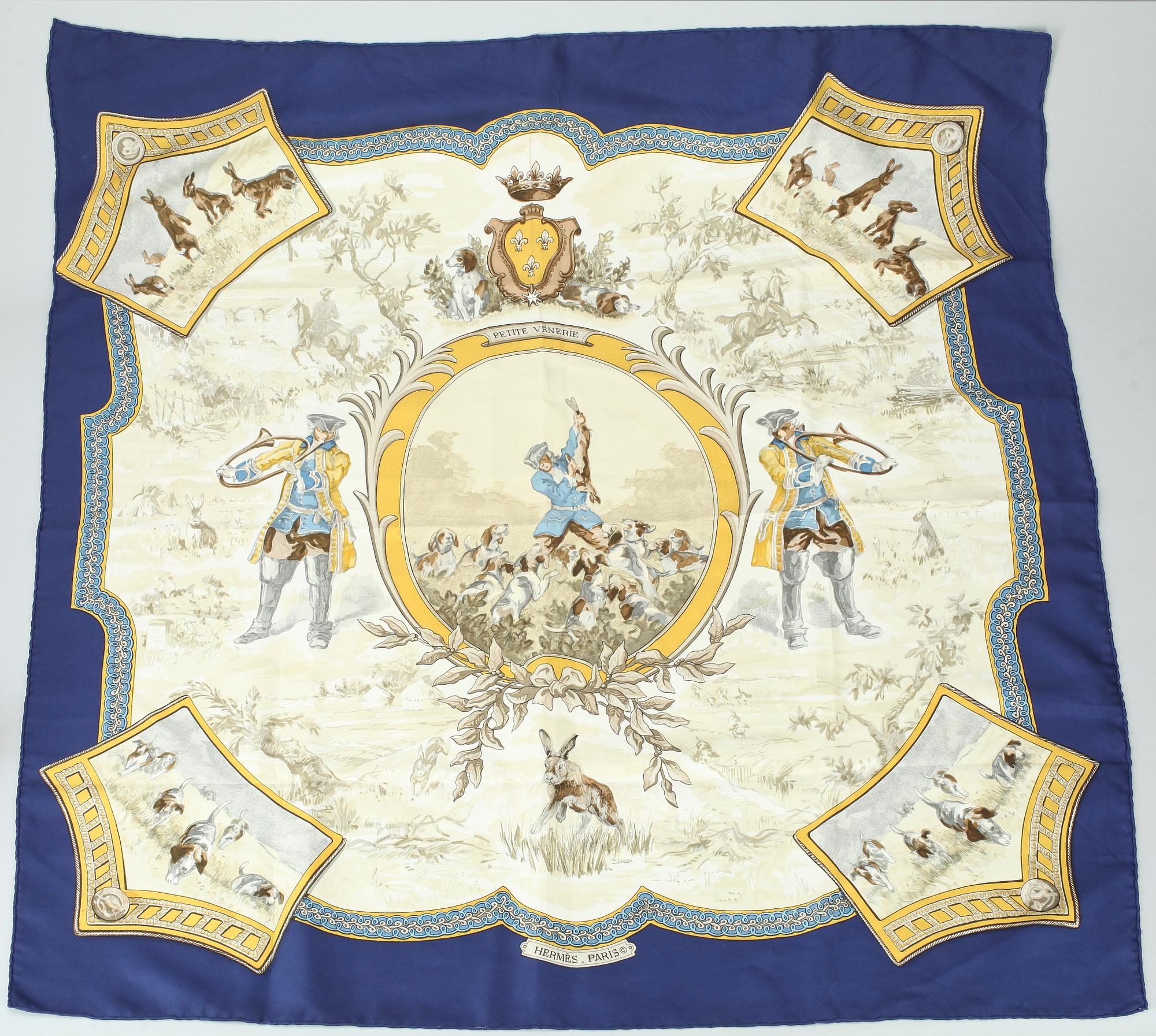 SCARF, Hermès, "Petite Venerie".