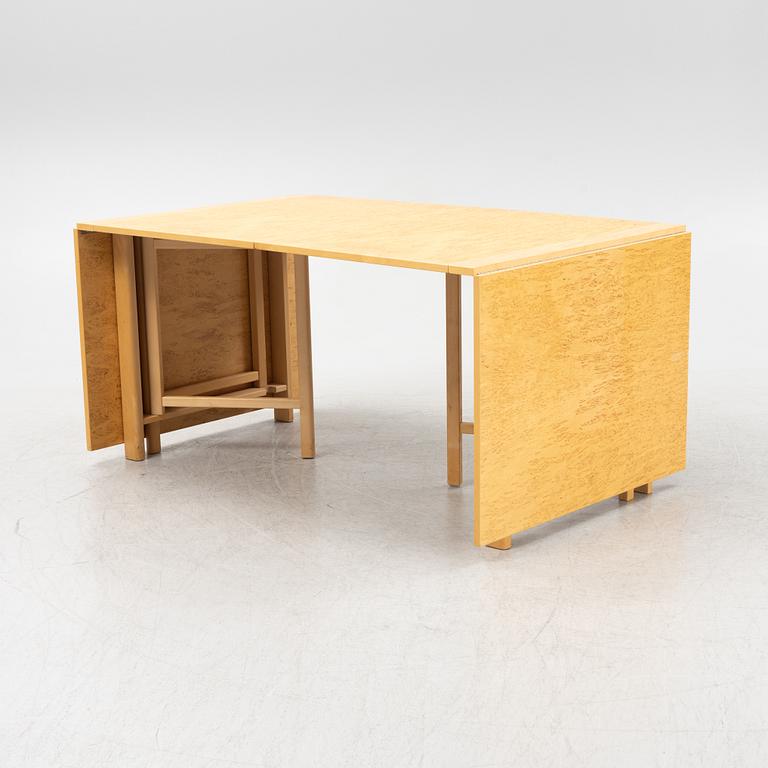 Bruno Mathsson, a 'Maria Flap' folding table, late 20th Century.