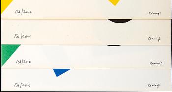 Bengt Orup, a porfolio with four lithographs signed and numbered 131/200.