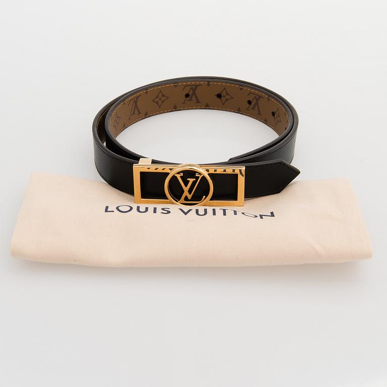 Louis Vuitton, "Dauphine Reversable", vyö, koko 70/28.