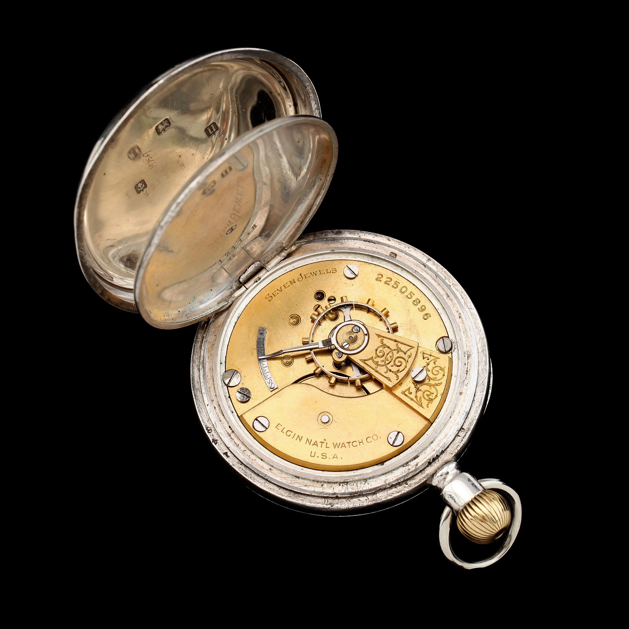 FICKUR, Elgin, silver, 1919, Birmingham.