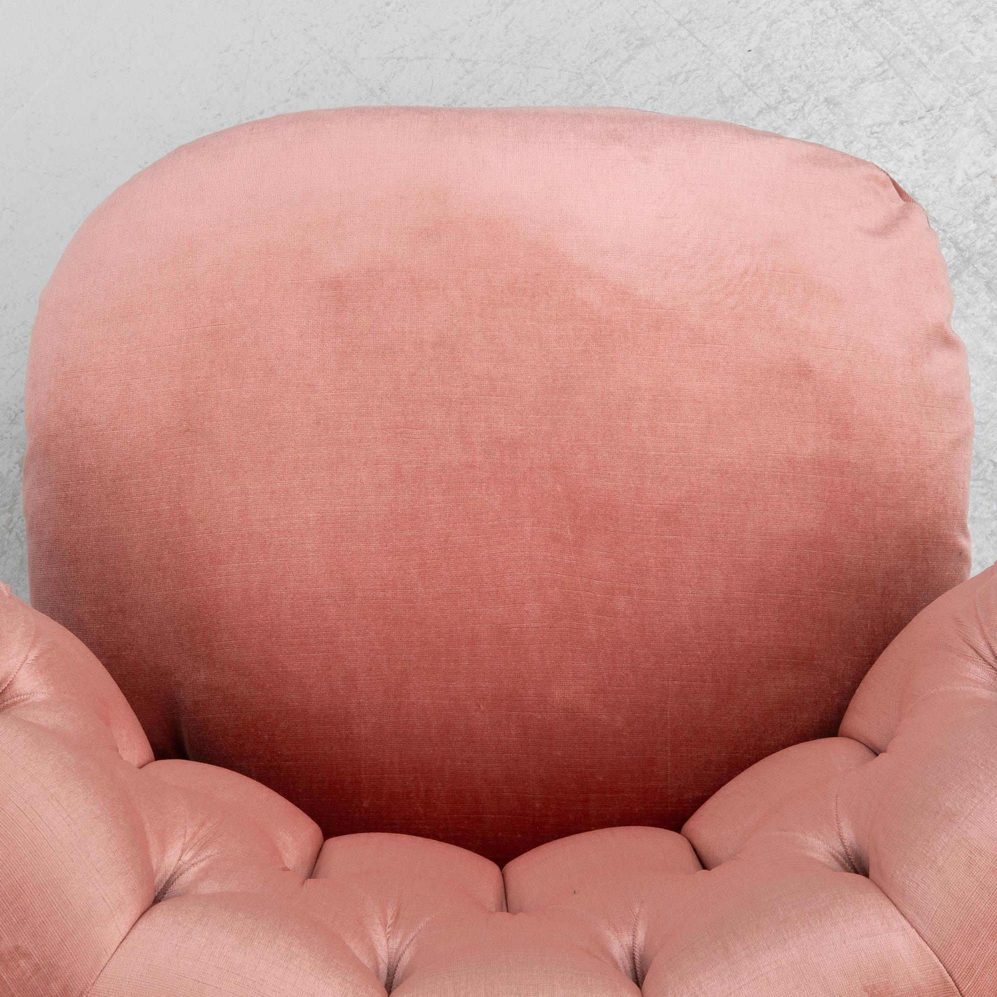 Otto Schulz, a pair of lounge chairs, Jio Möbler, Sweden, mid 20th century.