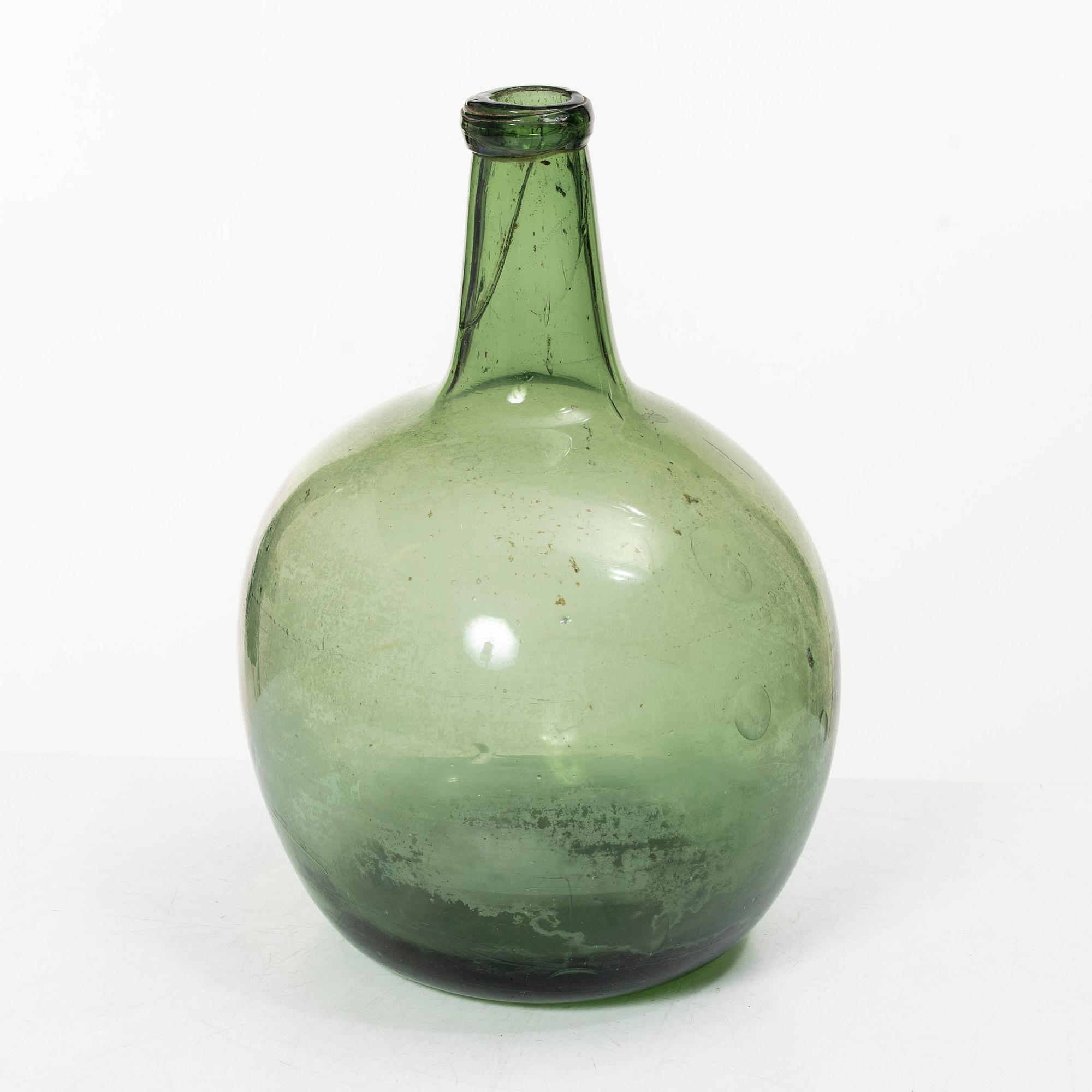 Flaska, glas, 17-1800-tal.