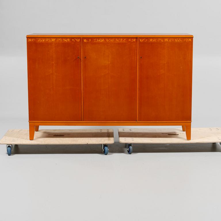 SKÄNK / SIDEBOARD, "Fjällblommor", Carl Malmsten, Meeths, formgiven 1942.