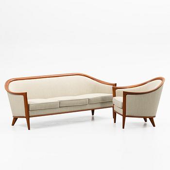 Bertil Fridhagen, Sittgrupp, 2 delar, "Aristokrat", Bodafors, 1960-tal.