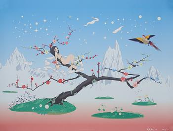 Chiho Aoshima · CHIHO AOSHIMA, färgoffset, signerat och numrerat 220/300, daterat i tryck 1999.