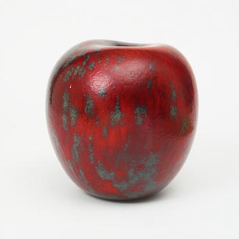 A Hans Hedberg faience apple, Biot France.