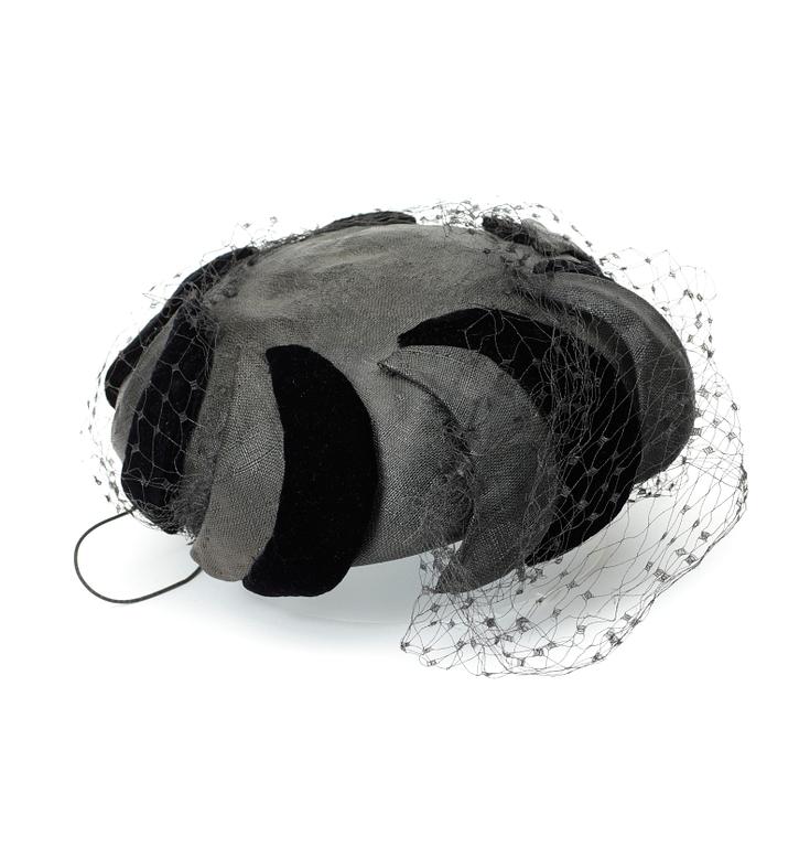 A 1950s hat by Christian Dior.