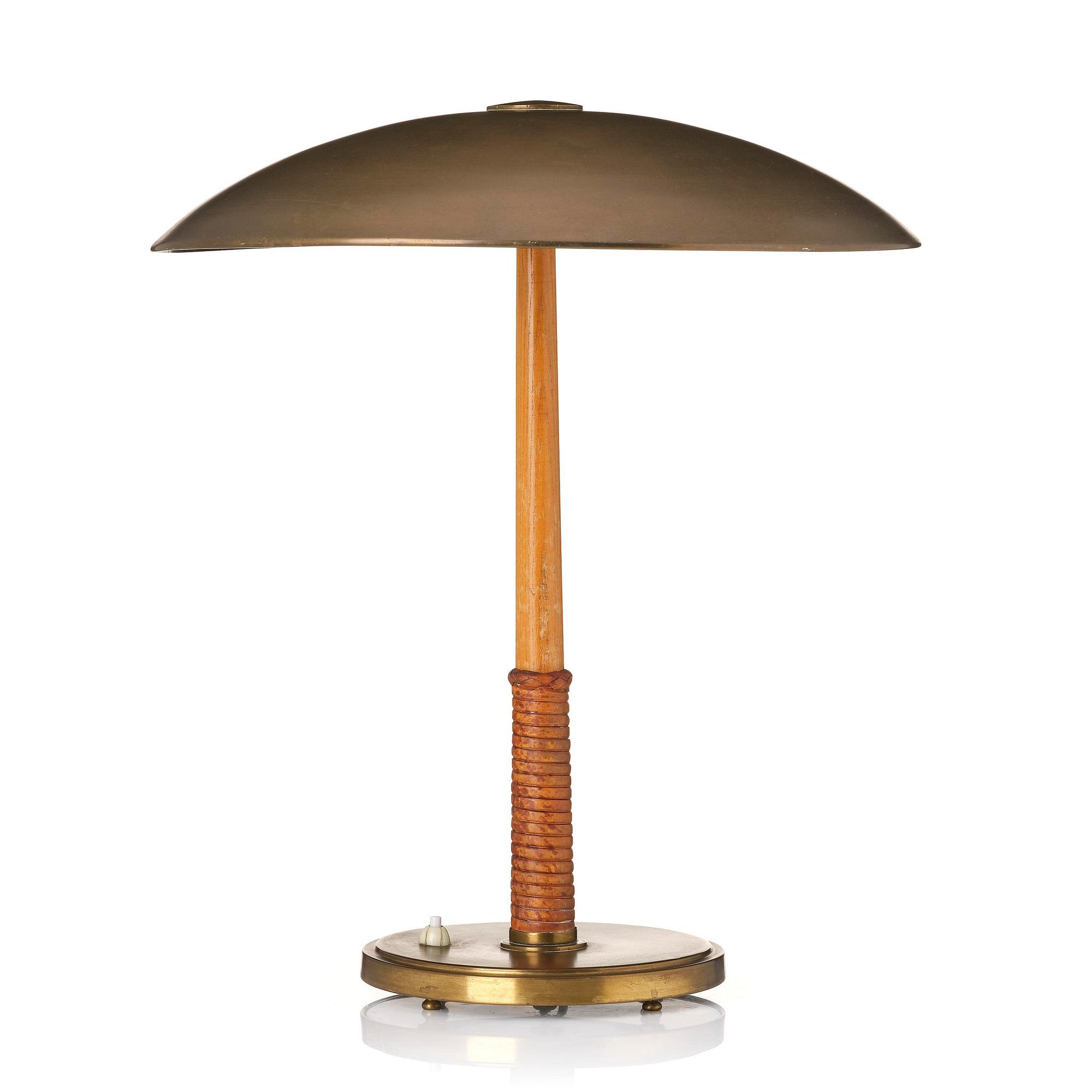 Harald Notini, bordslampa, modell 15525, Arvid Böhlmarks Lampfabrik, Stockholm, 1950-tal.