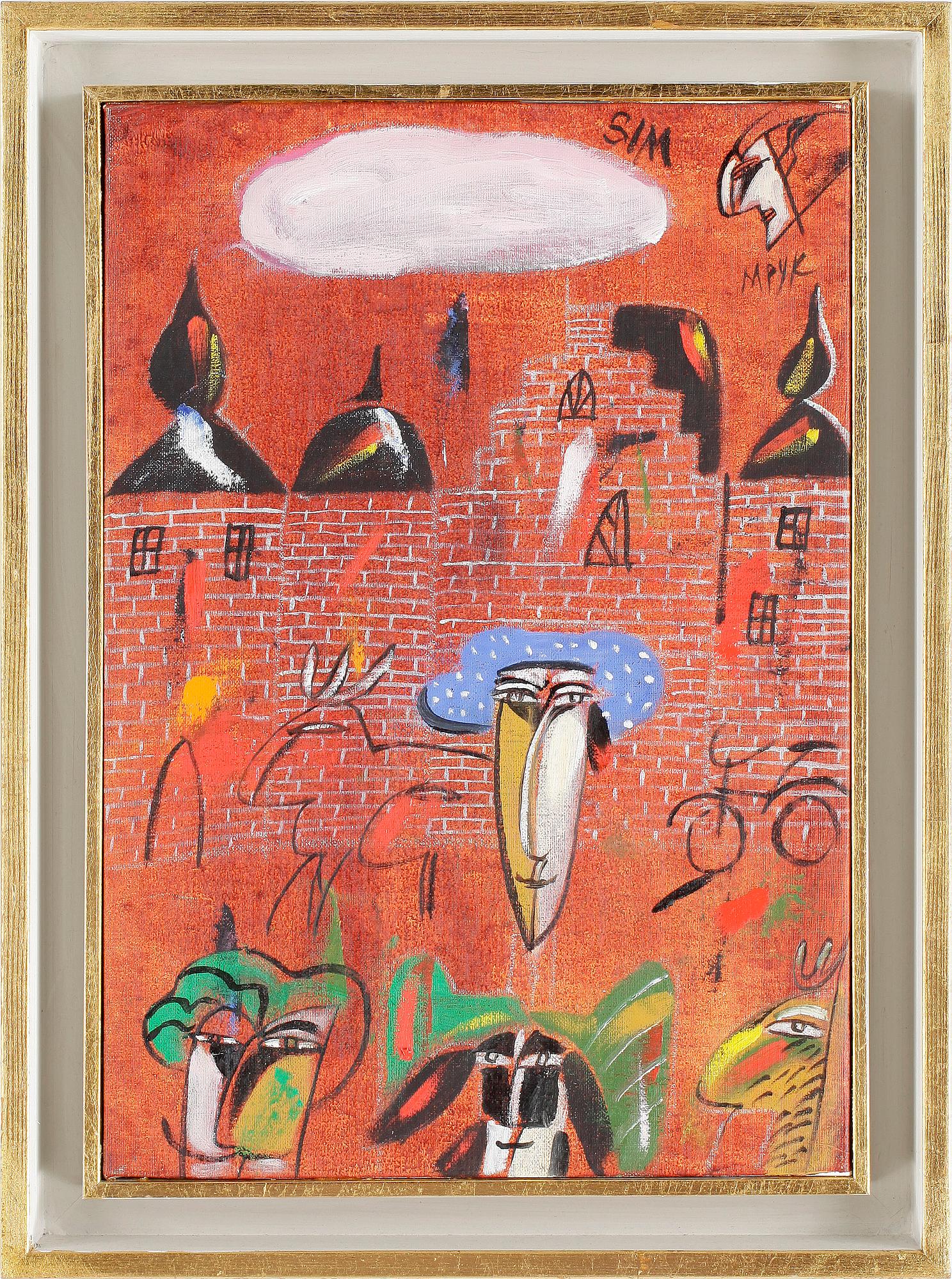 MADELEINE PYK, olja påduk, signerad.