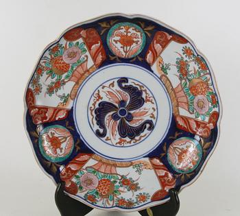 TALLRIK, porslin. Imari, Kina, 18/1900-tal.