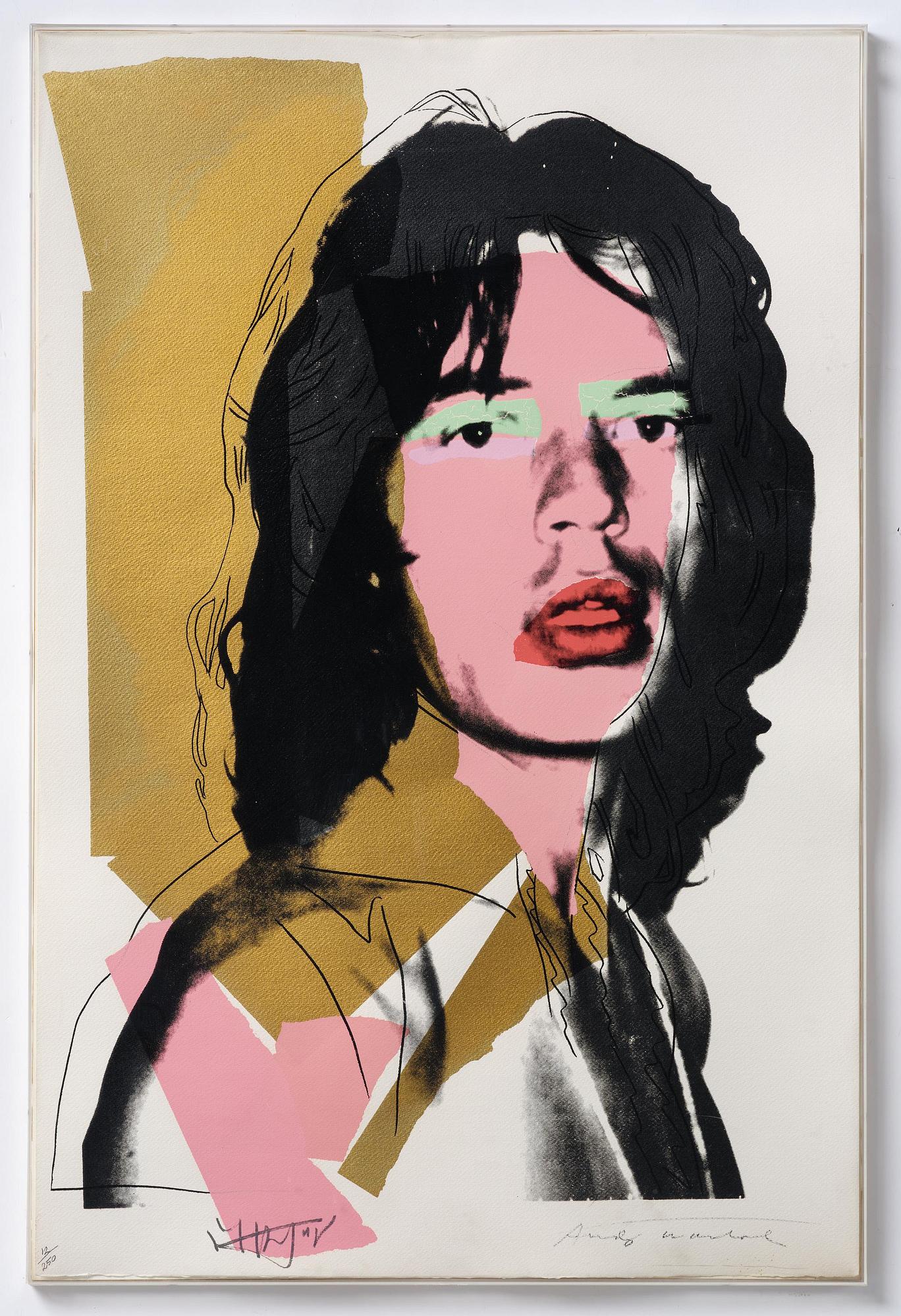 Andy Warhol, "Mick Jagger".
