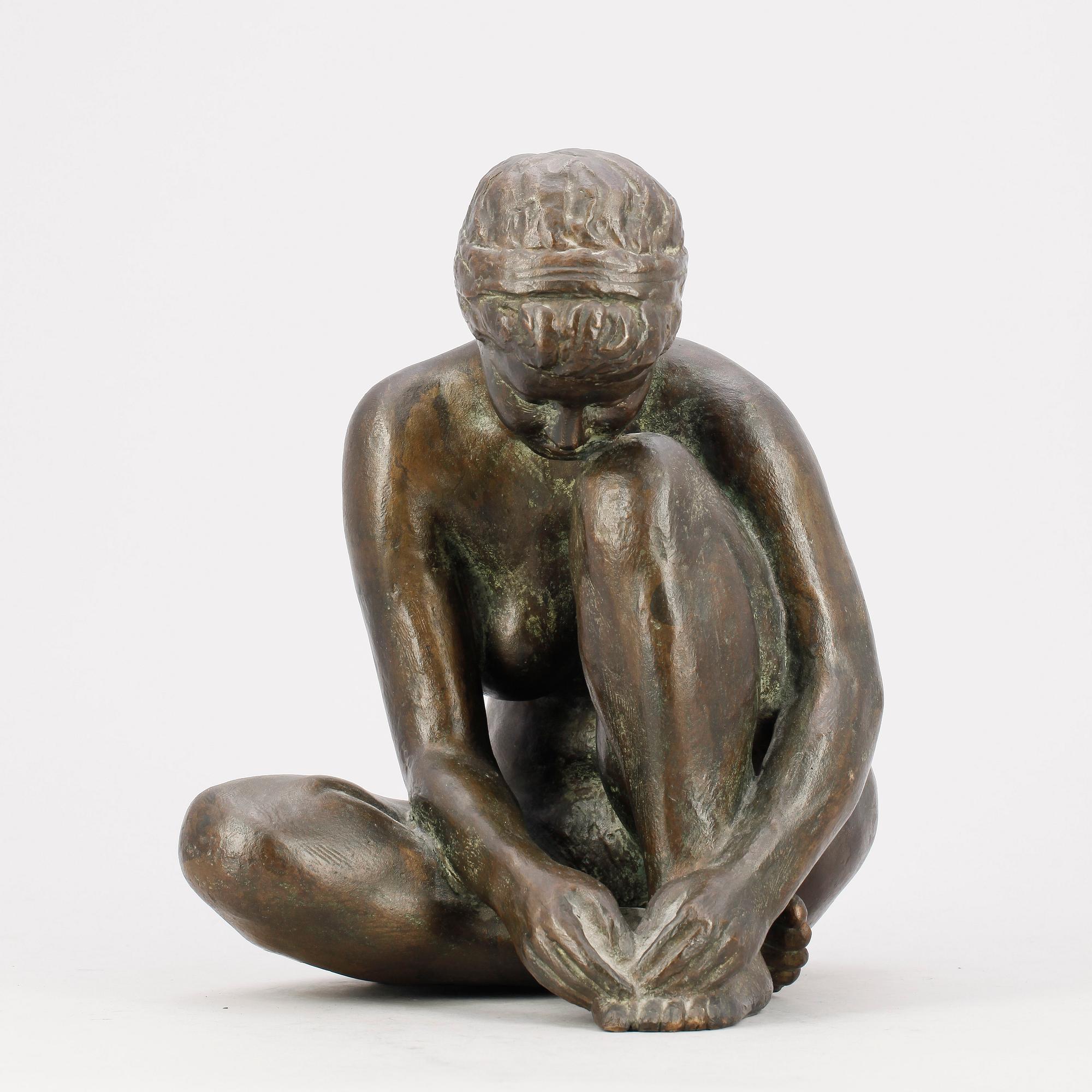 ARNE DURBAN. (Efter) Brons. Skulptur.