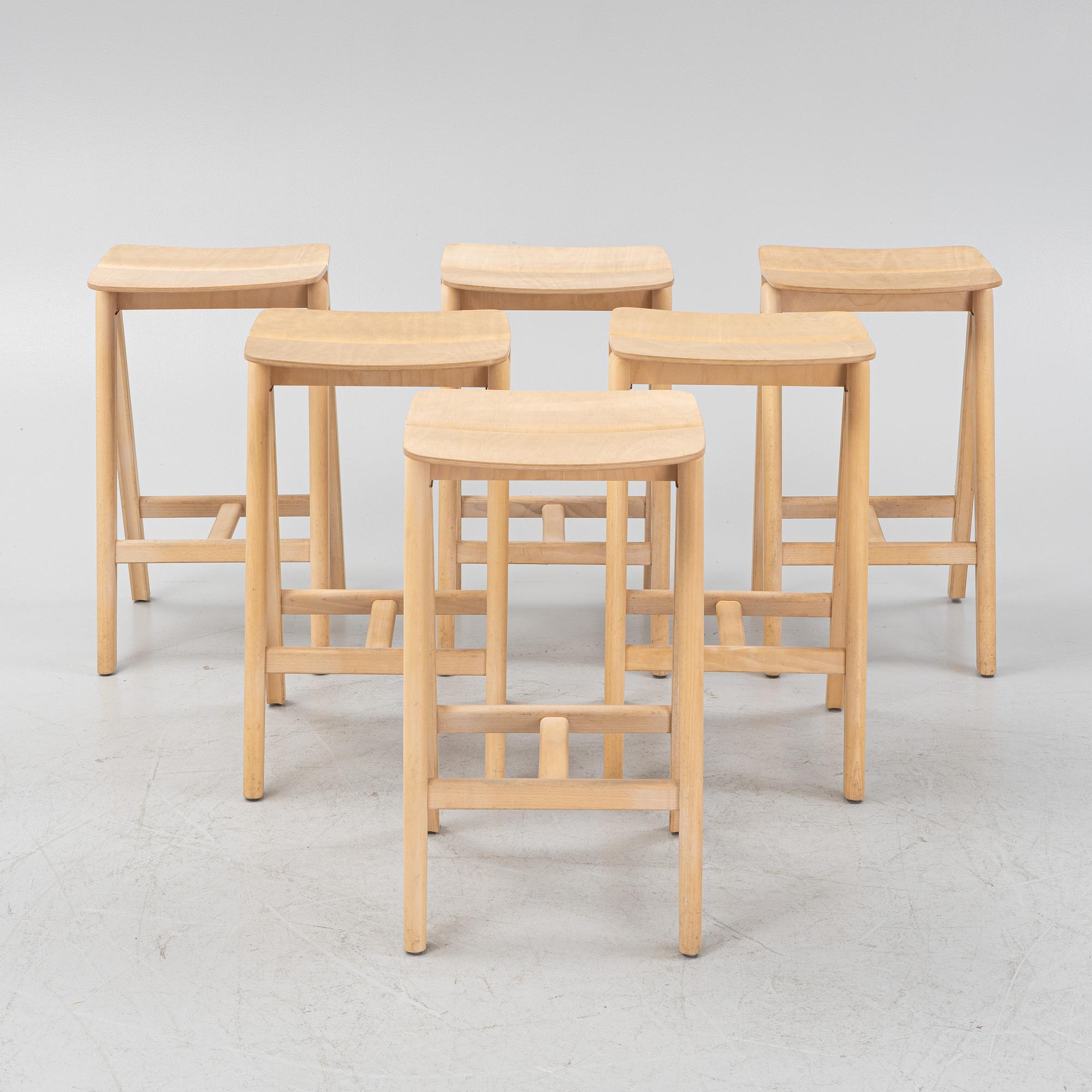 Ronan & Erwan Bouroullec, barstolar, 6 st, "Copenhagen", HAY.