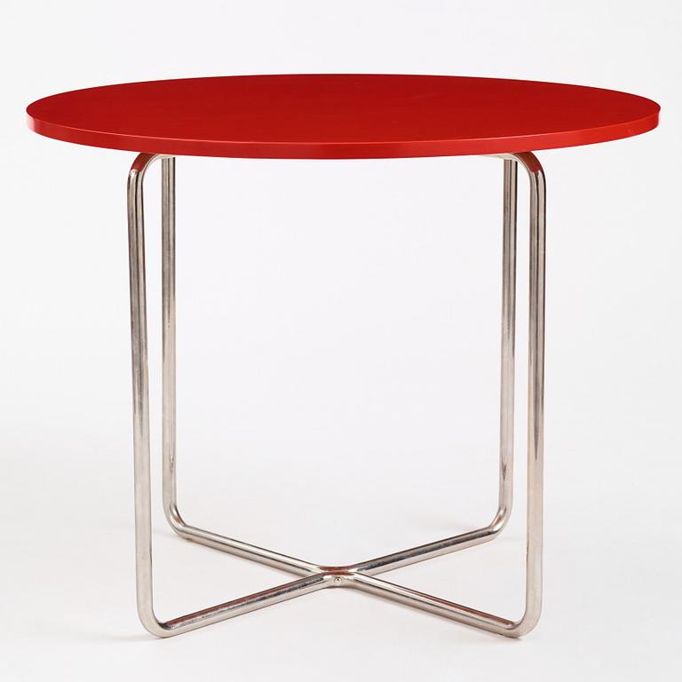 Marcel Breuer, a table, model "B27", Thonet, 1930s.