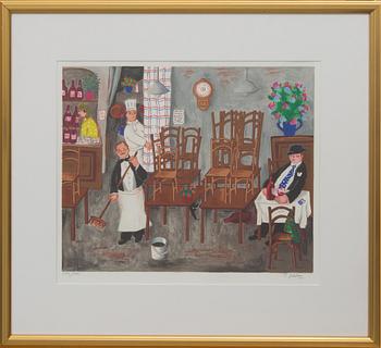 LENNART JIRLOW, färglitografi, numrerad 154/385.