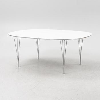 Bruno Mathsson & Piet Hein, dining table, "Superellipse" Fritz Hansen, Denmark.