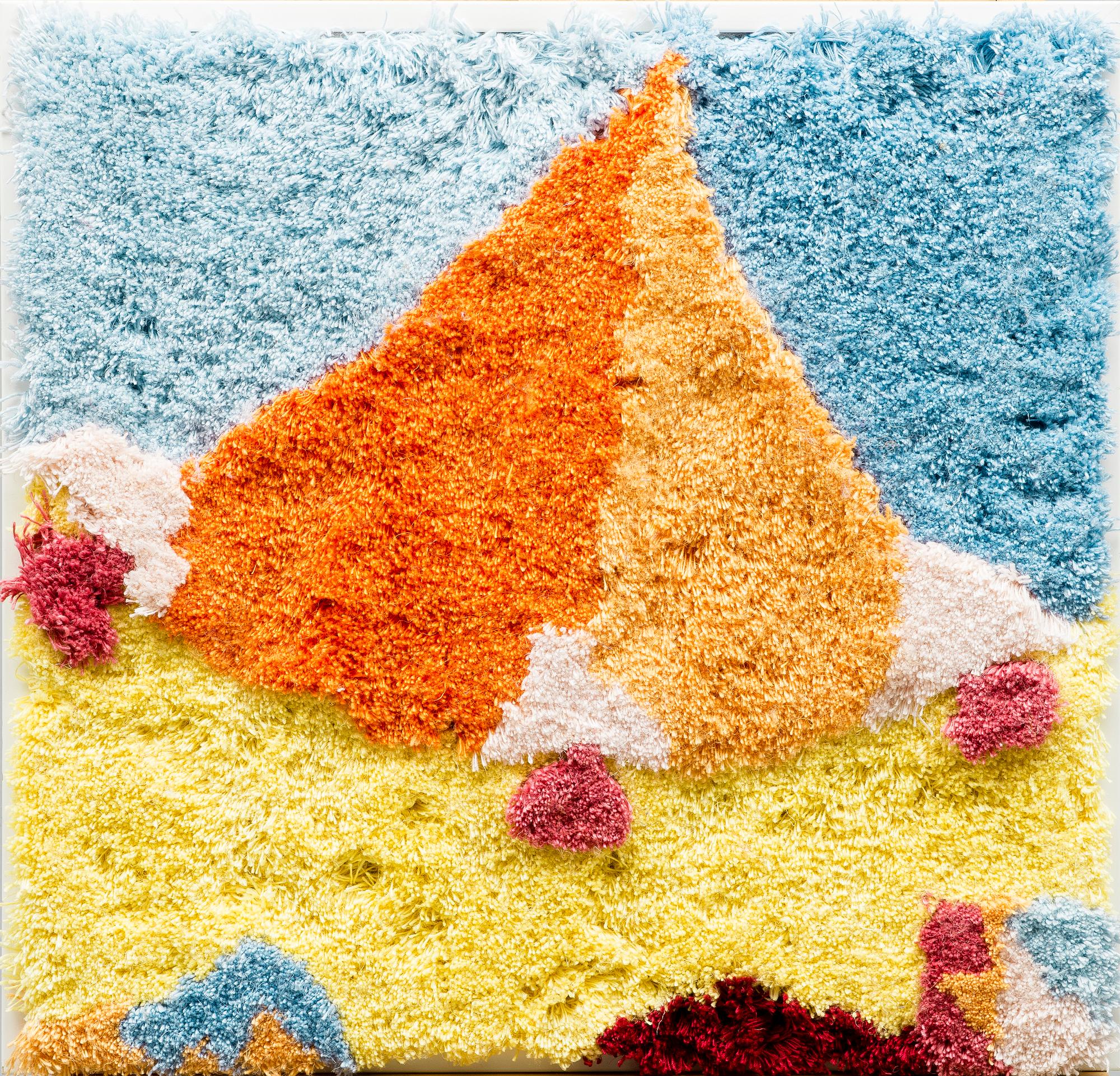 RIITTA NELIMARKKA, bildväv/rya, signerad RN.