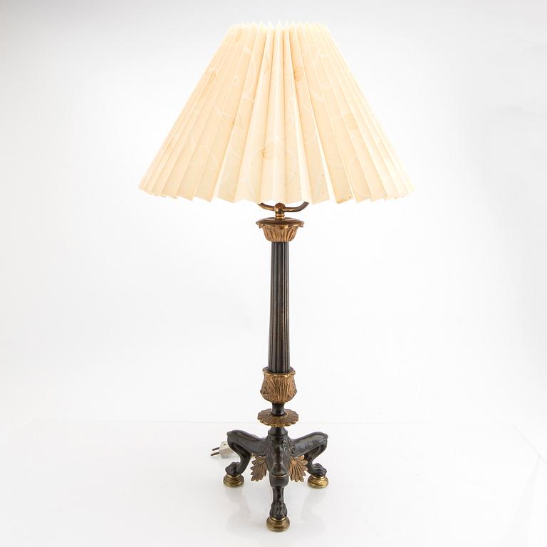 An Empire style table lamp first half of the 20th century.