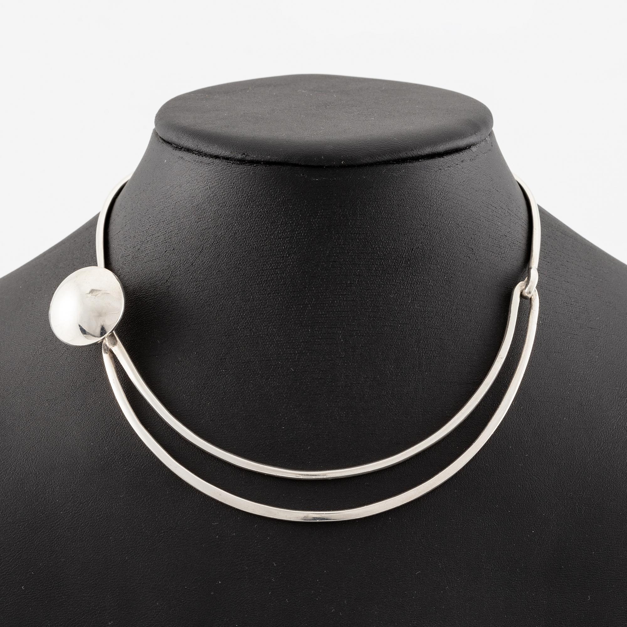 Bo Klevert, necklace, sterling silver.