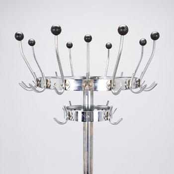 A 1960s coat rack, manufacturer Mako oy, Finland.