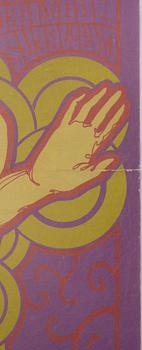 Wes Wilson, konsertaffisch, Creative Litograph Co. 1967.