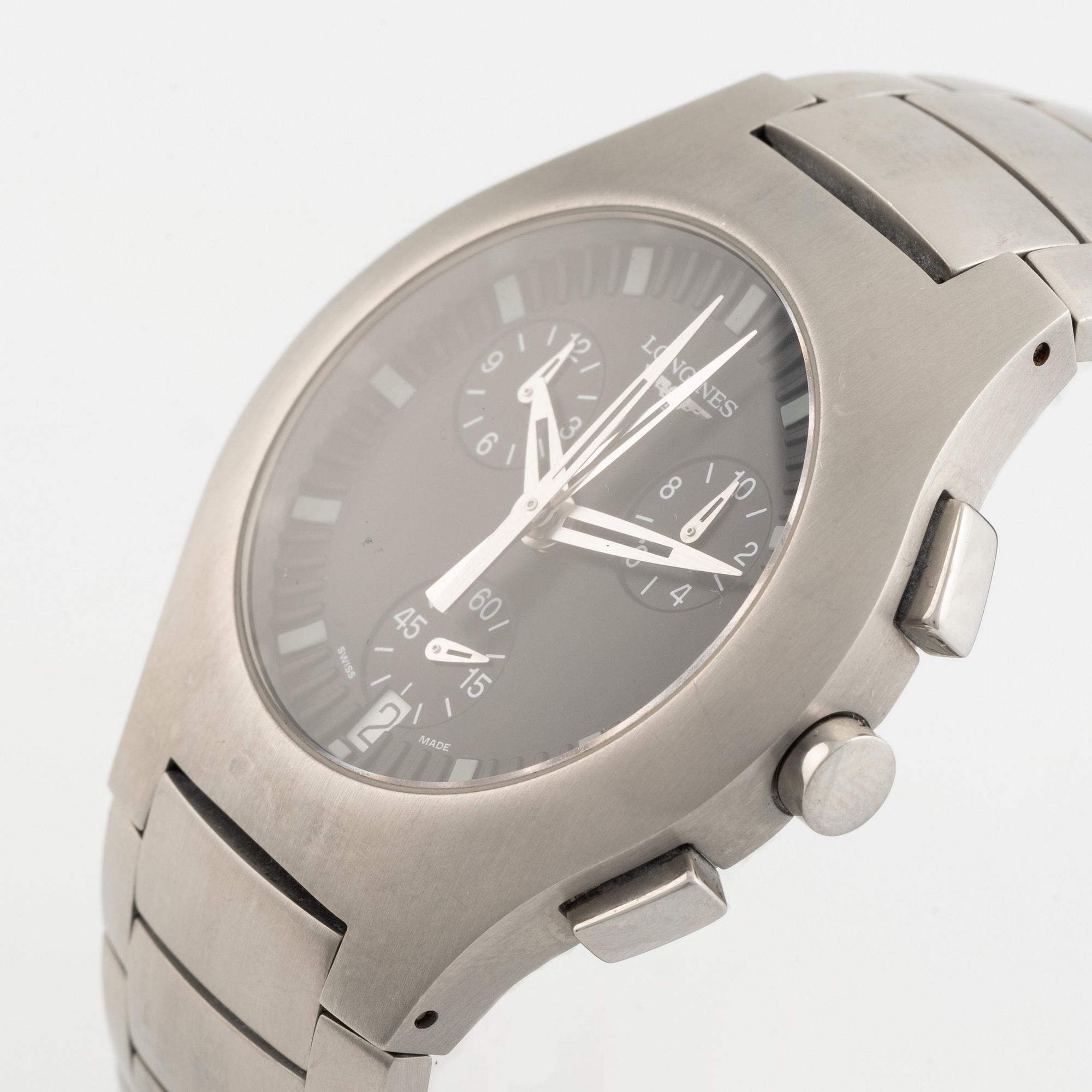 Longines, Oposition, kronograf, armbandsur, 38 mm.