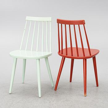 Yngve Ekström, five 'Pinocchio' chairs, Sweden, second half of the 20th century.