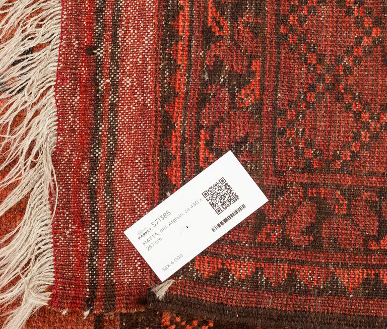 MATTA, old, Afghan, ca 430 x 287 cm.