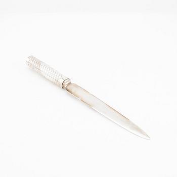 Sigvard Bernadotte, brevkniv för Georg Jensen sterling silver.