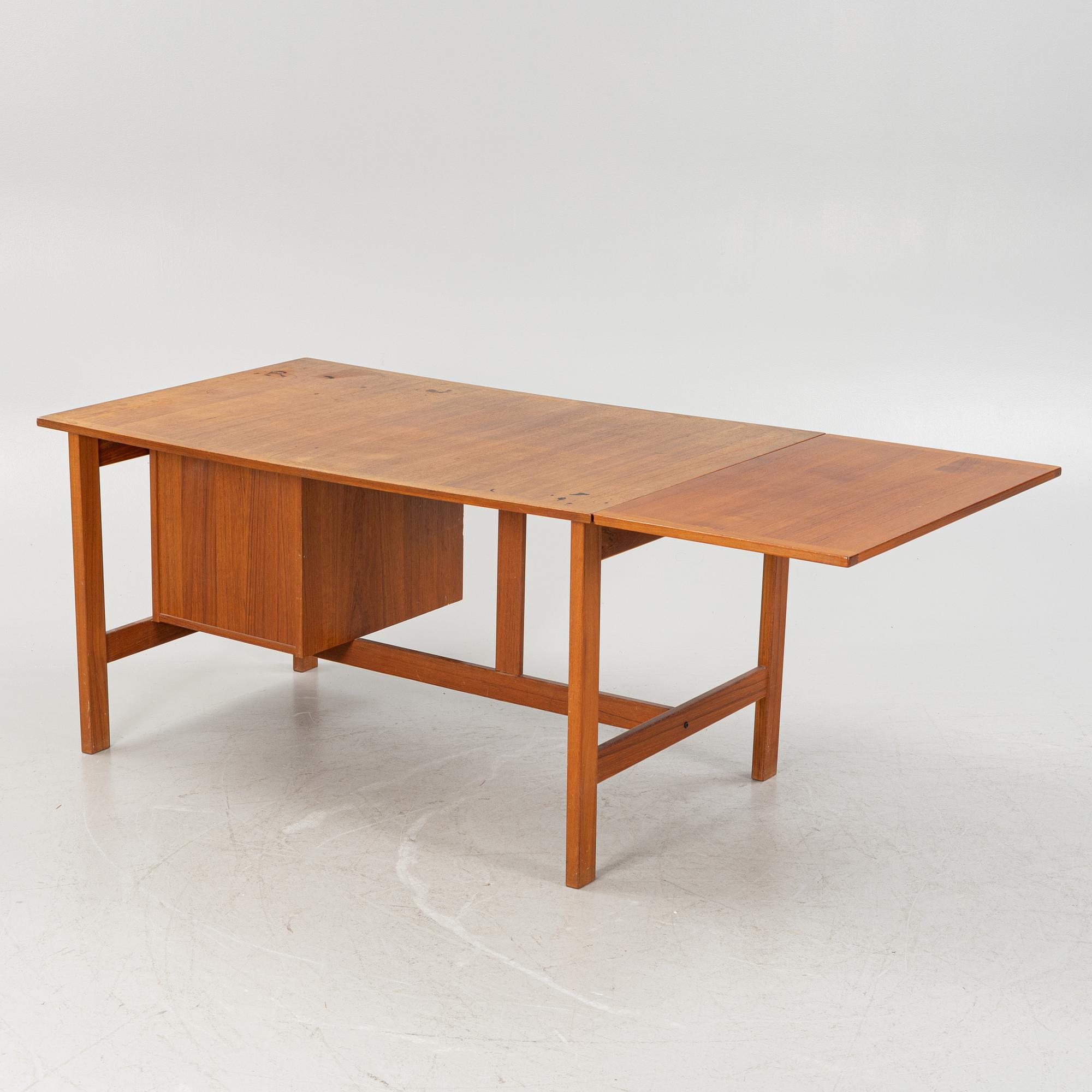A 1960's teak desk.