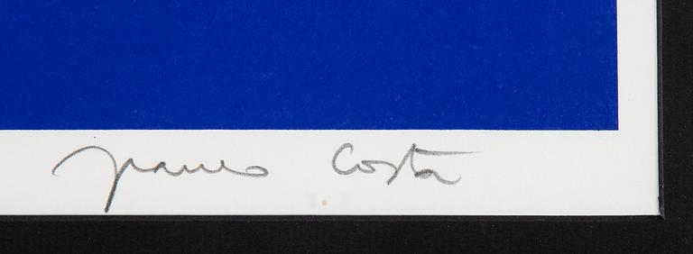 Franco Costa, silkscreen in colours, signed AP 16/30.