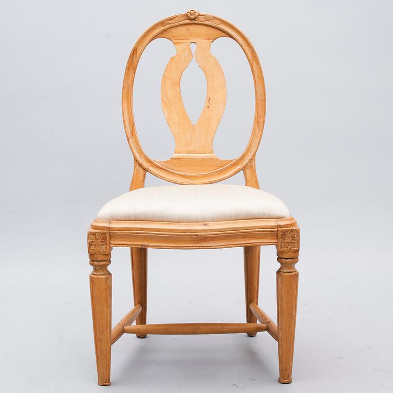 STOL, gustaviansk, sekelskiftet 1700/ 1800.