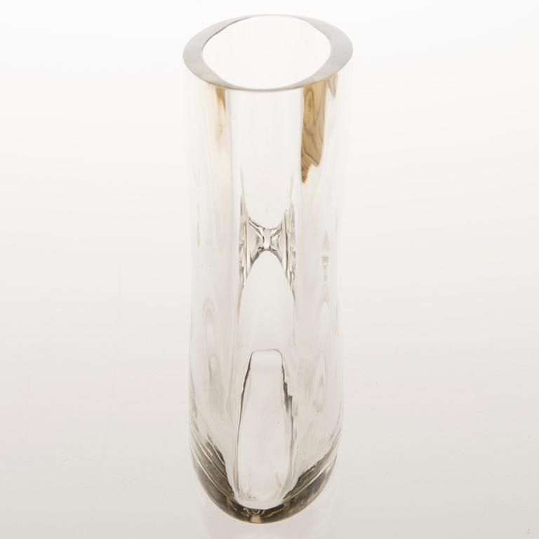 TAPIO WIRKKALA, a 1960s glass vase, signed Tapio Wirkkala -3308.