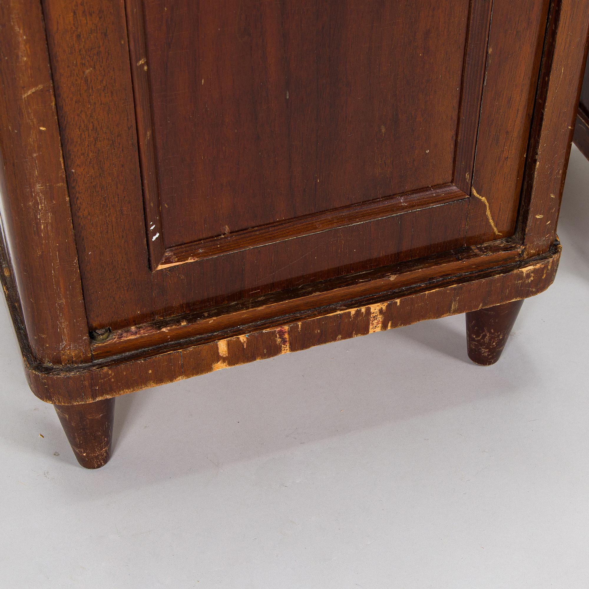 Two bedside tables, early 20th century.