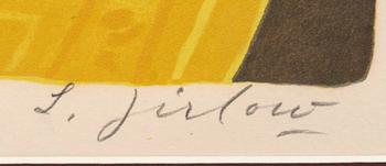 Lennart Jirlow, lithograph in colours signed and numbered 256/380.